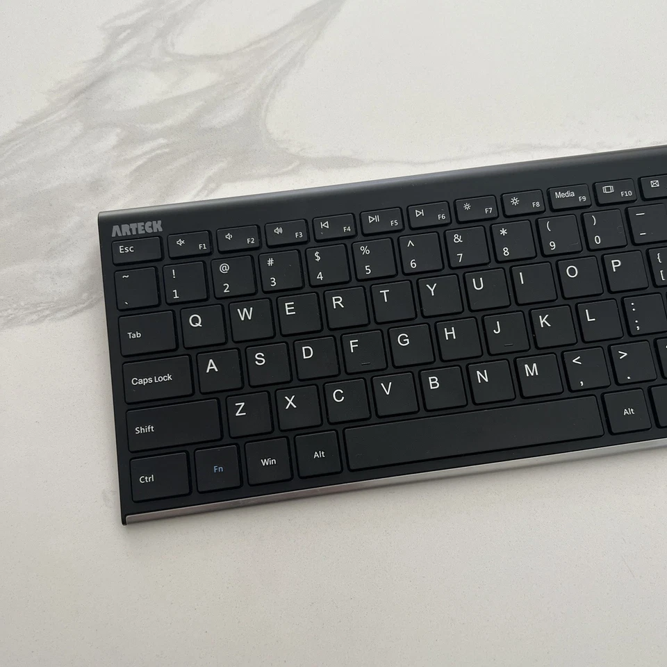 ARTECK HW192 Wireless Keyboard Stainless Steel Ultra Slim - Image 4 of 4