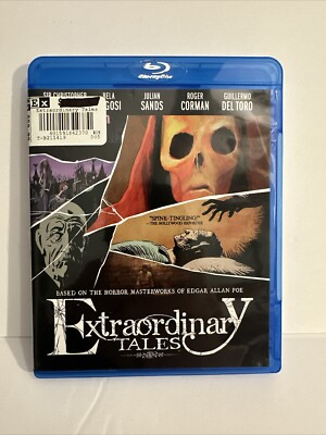 Extrordinary Tales (2014) OOP Rare Blu-Ray/DVD Combo, Christopher Lee, Del Toro