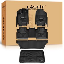 Lasfit Floor Mats For Honda Odyssey 2018-2027 3row Cargo Liner Tpe All Weather Lasfit Floor Mats For Honda Odyssey 2018-2027 3row Cargo Liner Tpe All Weather