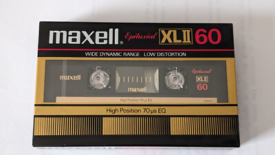 奇跡のデッドストック　新品未開封　日立ハイポジ　maxell　XLⅡ  60 Maxell XLII ** 60 Japan 1982 Box 11psc. | eBay