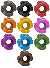 RAD Super Duece 38 Peep Sight All Colors 3/16 7/32 1/4" Radical Archery Designs