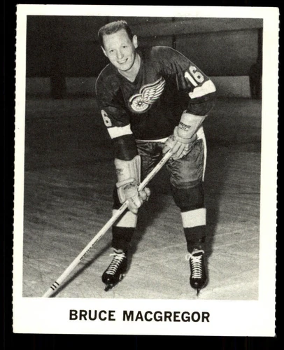 1965 BRUCE MACGREGOR COKE NHL COCA COLA REDWINGS