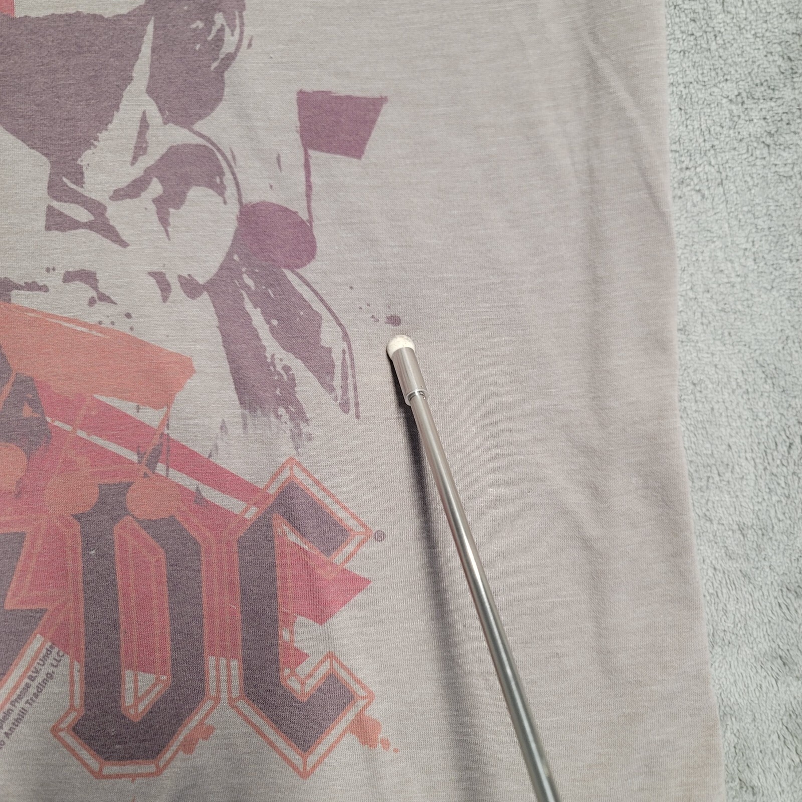 AC/DC ANGUS WITH HORNS HIGHWAY TO HELL GREY T-SHIRT L… - Gem