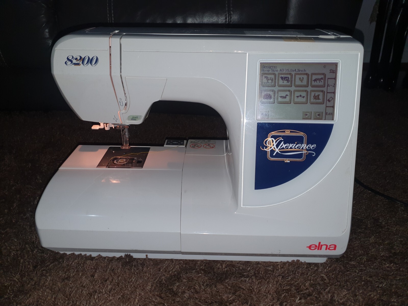 elna Xperience 8200 Embroidery Sewing Machine eBay