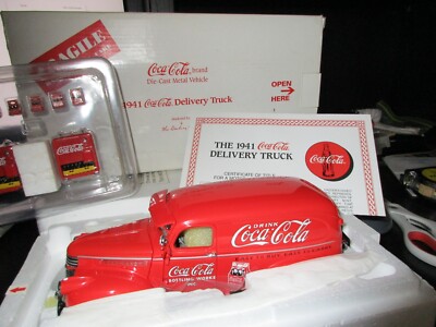 1998 DANBURY MIBT-'' COCA-COLA '' 1941 CHEVROLET PANEL DELIVERY TRUCK 1/24 [ NEW ]
