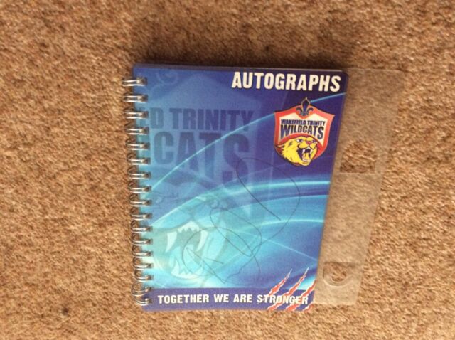 Signed Wakefield Trinity Autograph Book