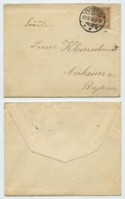 121702 - Mi.Nr. 45 - Beleg - Paderborn 27.12.1899 nach Nieheim