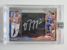 2020-21 Panini Instant NBA Icon Association Obi Toppin Rookie RC Auto SSP 9/10