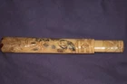 Japanese Antique Meiji Netsuke Stag Horn Kiseruzutsu Pipe