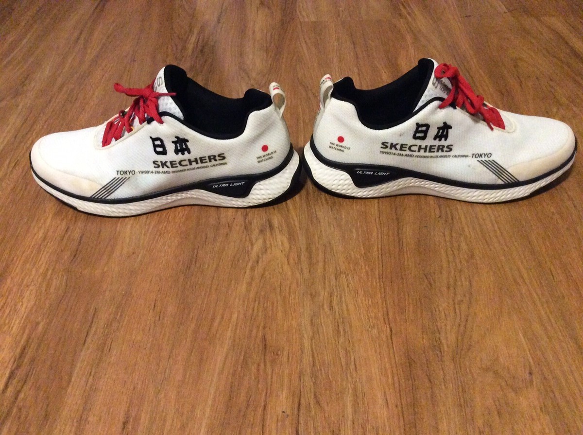 SKECHERS LOS ANGELES スニーカー ホワイト　25cm RARE! Skechers Tokyo Japan Los Angeles Shoes For Men, White