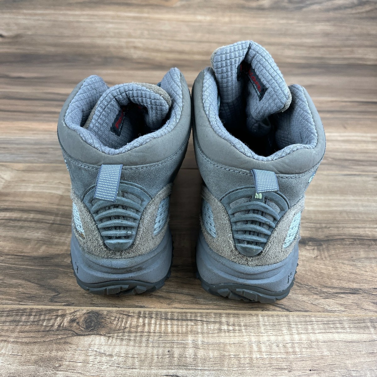 The North Face 551044 Women's Gray & Blue Lace Up Hiking Shoes