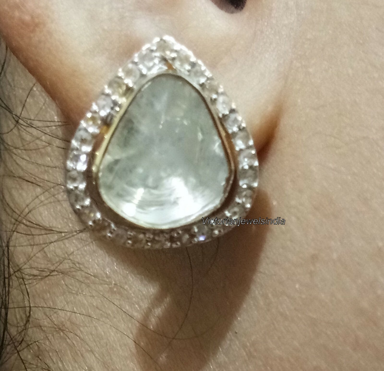 Sterling Silber Blauer Opal Fußkettchen, Massiv Silber Ankle
