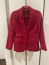 TALBOTS Red BlazerJacket SZ 2 Red Poly/Wool/lined GO TEAM RED