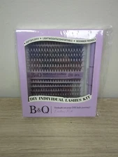 DIY Lash Extension Kit B&Q 280 PCS Individual Eyelash Extension Kit 0.07D 9-16MI