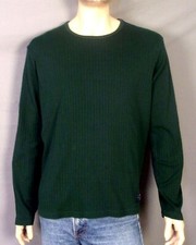 vintage 90s euc Polo Ralph Lauren Green Ribbed LS Shirt Crew Light Sweater XL