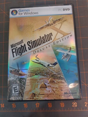 Microsoft Flight Simulator X: Deluxe Edition (2-Disc, Windows PC, 2008) W/ Key