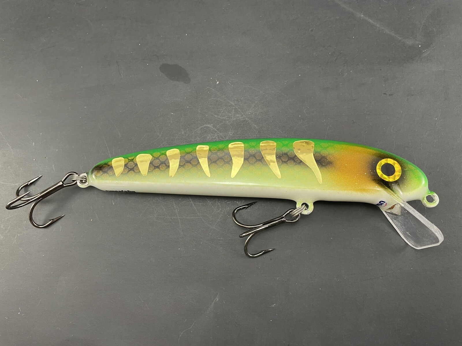BIG EYE BAITS Muskie Lure 7” Wood Crank Bait eBay