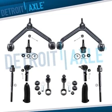 12pc Front Control Arm Ball Joint TieRod For 2004 - 2008 2009 Dodge Durango