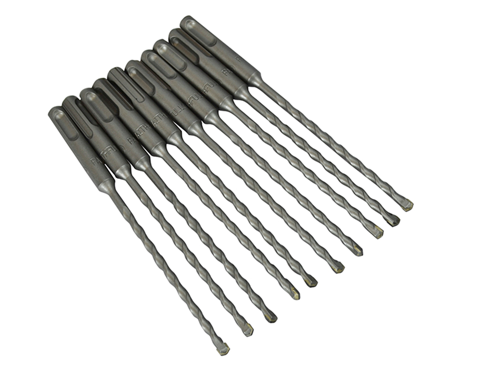 Faithfull FAISDS55160B SDS Masonry Drill Bit 5.5 mm x 100 mm WL x 160 mm - Bulk Pack of 10 Silver - Image 5