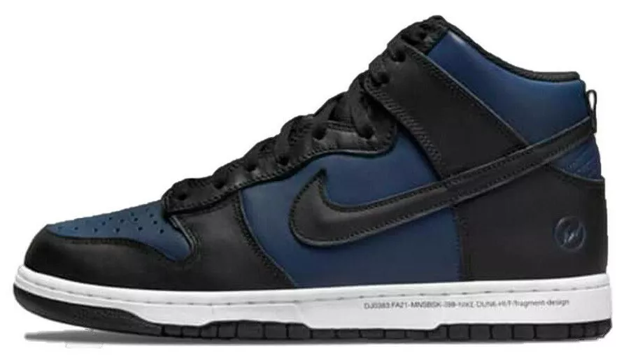 NIKE DUNK HIGH FRAGMENT City Pack Midnight Navy DJ0383-400 Men US 6 - 12