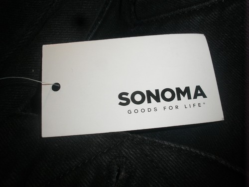 New Women's Black Jean Jacket XXL Sonoma (T61) - Picture 4 of 5
