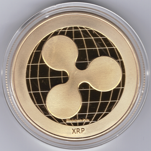 Gold Ripple Commemorative Round Collector Coin XRP Coin is ...