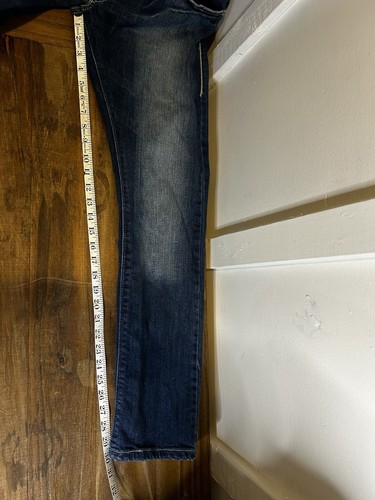 Levi Strauss Sunset Jeans Levi’s Womens Jr’s Size 11 Skinny Straight Blue Jeans - Picture 9 of 9