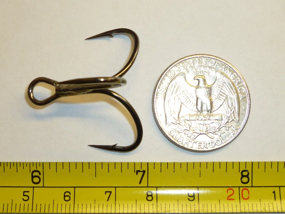 100 Mustad KVD-Elite TG76NP-BN Short-Shank 1X Triple-Grip (Size 2/0) UltraPoint - Image 4 of 4