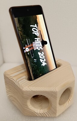 Holzlautsprecher / Tonverstärker / Klangverstärker für das Smartphone