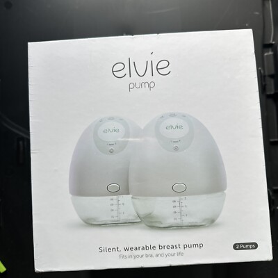 Elvie Hands-Free Wearable Ultra-Quiet Double Breast Pump - NEW & FACTORY Sealed