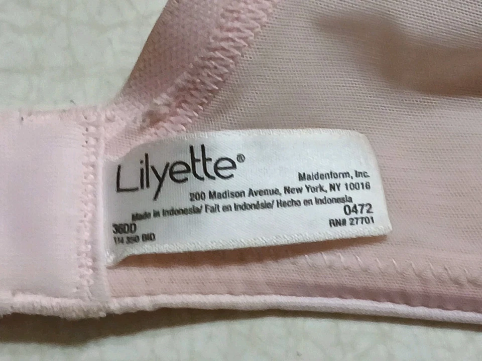 Sujetador minimizador Lilyette 36DD rosa sin forro con aros 0472 Foto 4 de 4