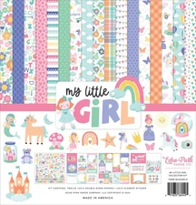 Echo Park Collection Kit 12"X12"-My Little Girl