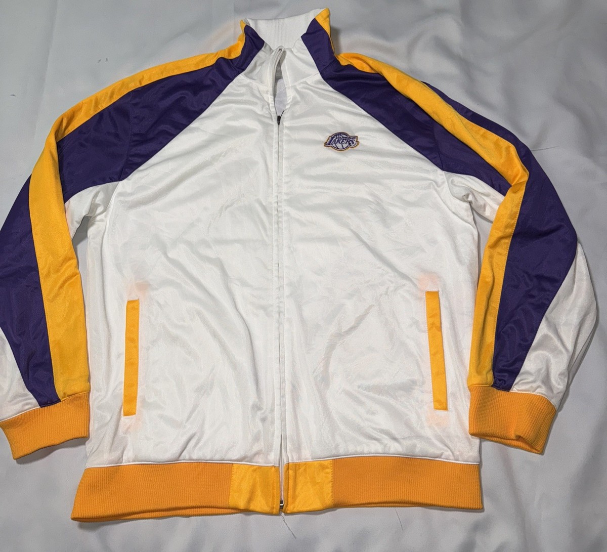 Lakers Reversible Jacket Men's XL UNK – NBA Purple Gold White
