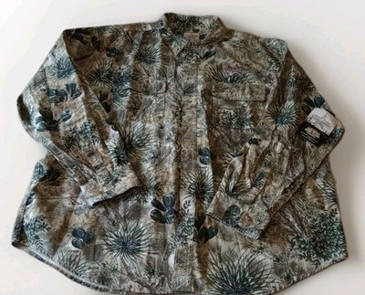 NEW Vtg Dallas Cowboys Outdoors Shirt Men's XXL Camo 2XL Game Guard Button Down