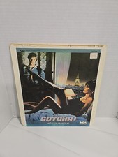 Gotcha 1985 CED VideoDisc MCA Home Video Spy Movie Comedy Anthony Edwards WORKS