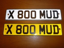 X 800 MUD Cherished Number Plate on retention. Ideal for 4x4 or off-roader.