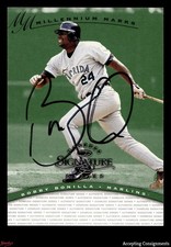 1997 Donruss Signature Series Autograph Millennium Bobby Bonilla 812/900 AUTO