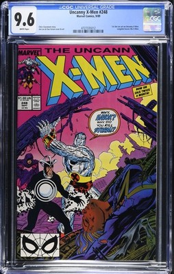 Uncanny X-Men 248 CGC 9.6  1st Jim Lee art on Uncanny X-Men