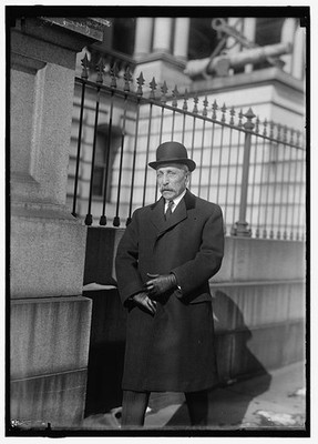 Photo:Stephan Panaretoff Bulgaria 1917 Diplomat Portrait Bowler Hat Coat