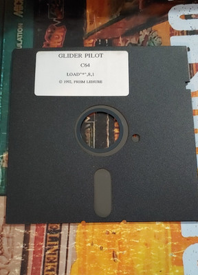 Glider Pilot (Prism Leisure 1992) Commodore 64 (Diskette) works 8-bit classic