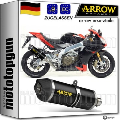ARROW AUSPUFF ZUGELASSEN RACE-TECH SCHWARZ C APRILIA RSV4 RSV-4 FACTORY 2013 13
