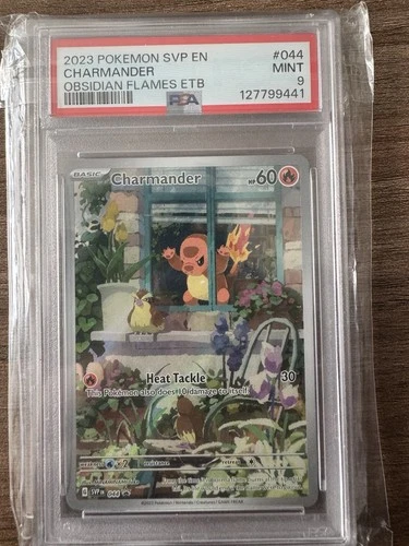 Pokémon Charmander #044 Scarlet & Violet Promo Holo English 2023 PSA 9