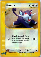 Rattata Expedition Base Set 128/165 2002 Common Reverse Holo Heavily Played on eBay