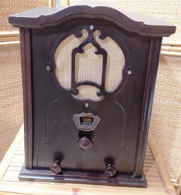 Radio antigua Stewart-Warner 101A, USA 1931, tube, cathedral , vintage