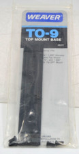 Weaver Top Mount Base TO-9 Ruger 10/22 Gloss Black 48201