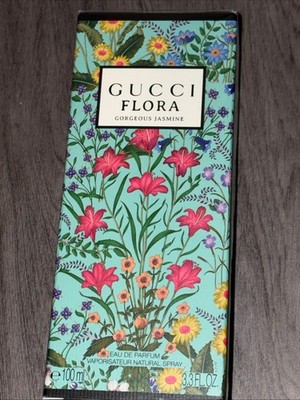 Gucci Flora Gorgeous Jasmine Eau de Parfum 3.3 fl. oz Spray- Factory Sealed Box