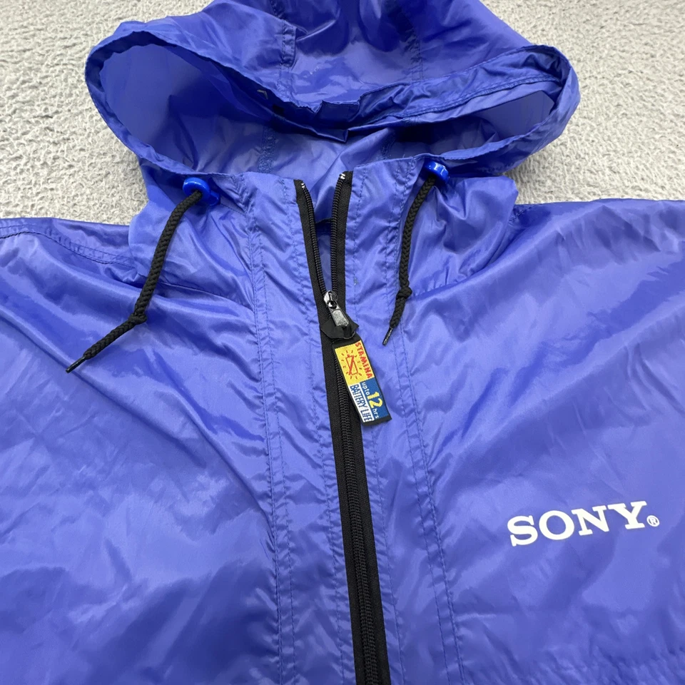 Винтажный Sony куртка пуловер ветровка Handycam промо мужской большой 90-х - Изображение 4 из 4