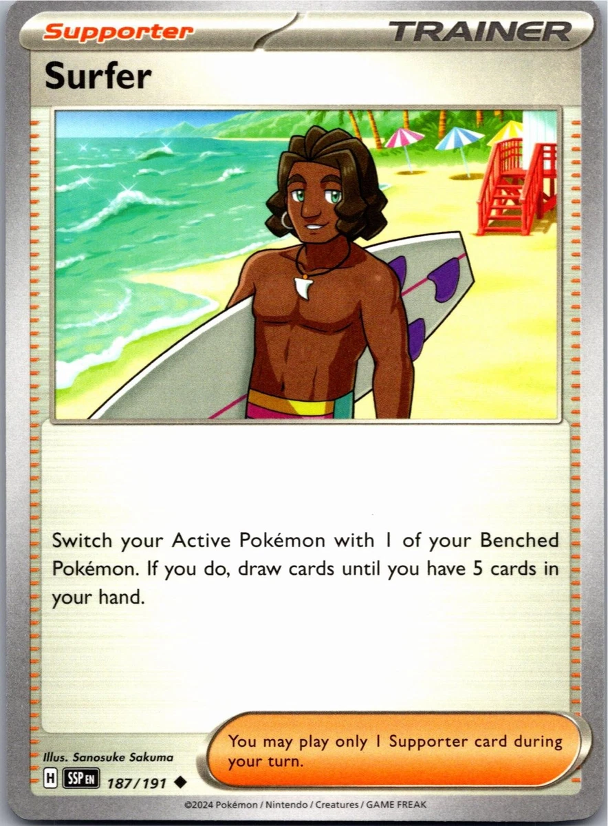 Surfer Pokémon TCG Cards for sale | eBay