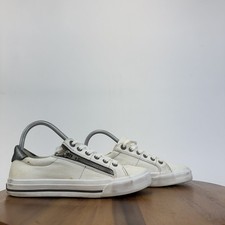 Womens Taos Z-Soul Ivory Casual Comfort Lace Up Sneakers Shoes Size 8 M GUC