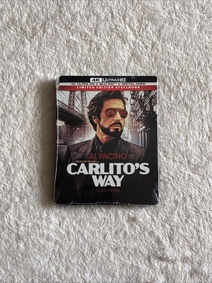 Carlito s Way 1993 STEELBOOK (4K + Blu-ray)-NEW-Box Shipping with Tracking